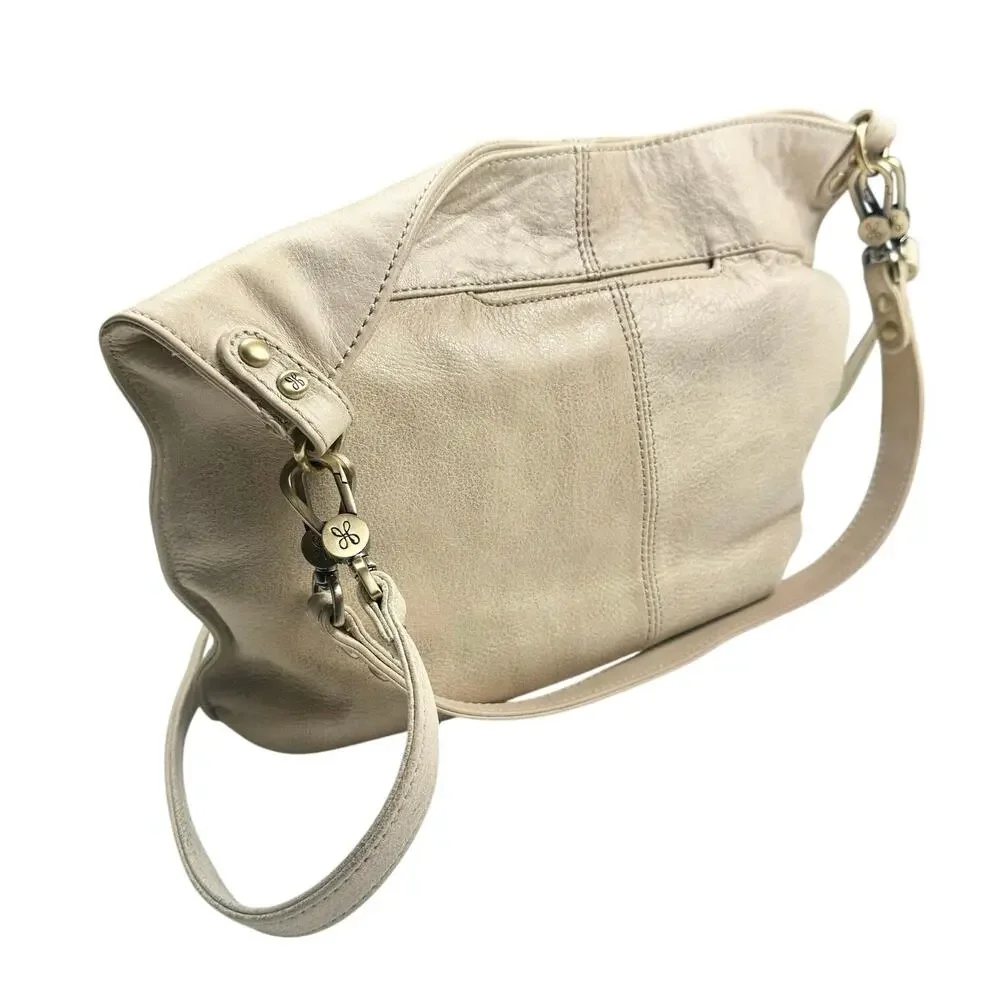 Hobo | Women | Pier Convertible Pearled Silver Leather Crossbody Shoulder Bag